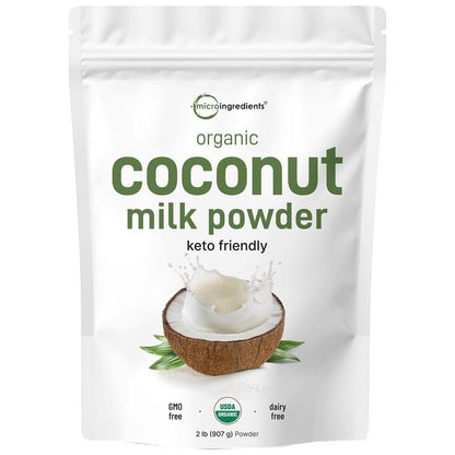 Micro Ingredients Organic Coconut Milk Powder, 2 Lbs