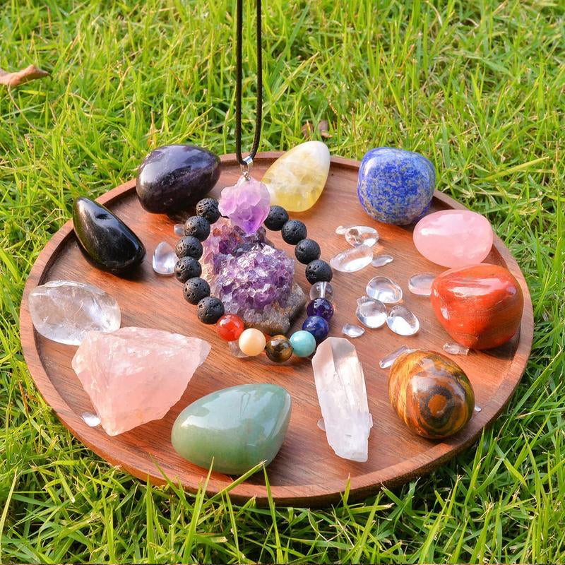 13 Pcs Healing Crystals Set