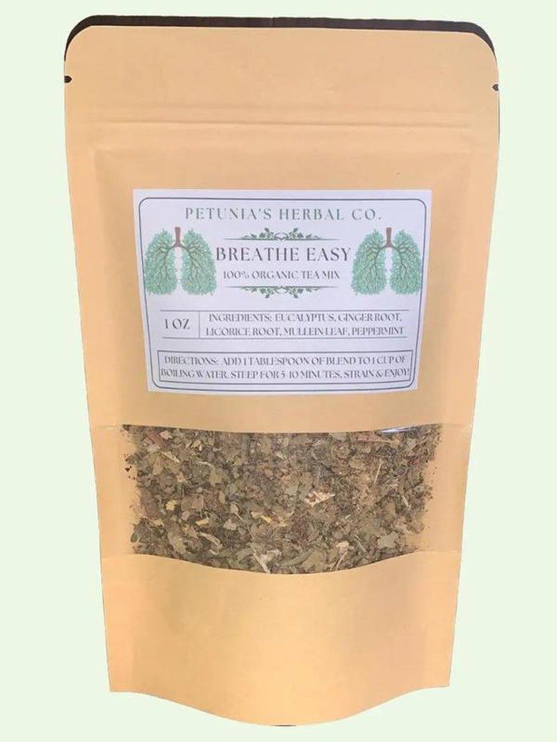 Breathe Easy Tea Mix | Respiratory Support | Organic Tea Blend | Loose Leaf Tea | Health Herbal Natural Health Tea