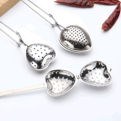 Steel Tea Infuser Mesh Reusable Tea Bag Firmly Filter Tea Strainer Teapot Gadgets